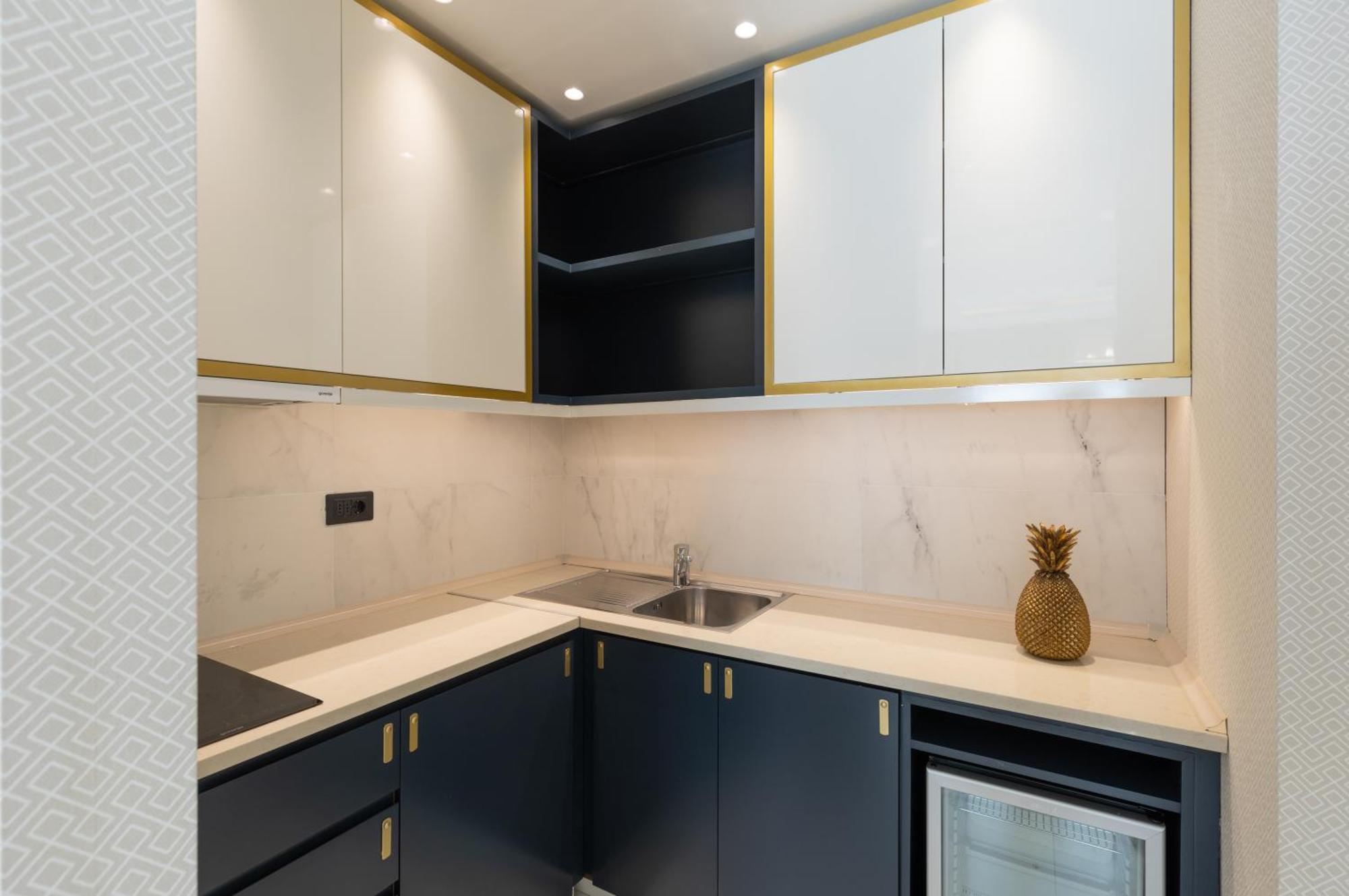 Huma Kotor Bay Hotel And Villas Rom bilde A kitchen in a serviced apartment