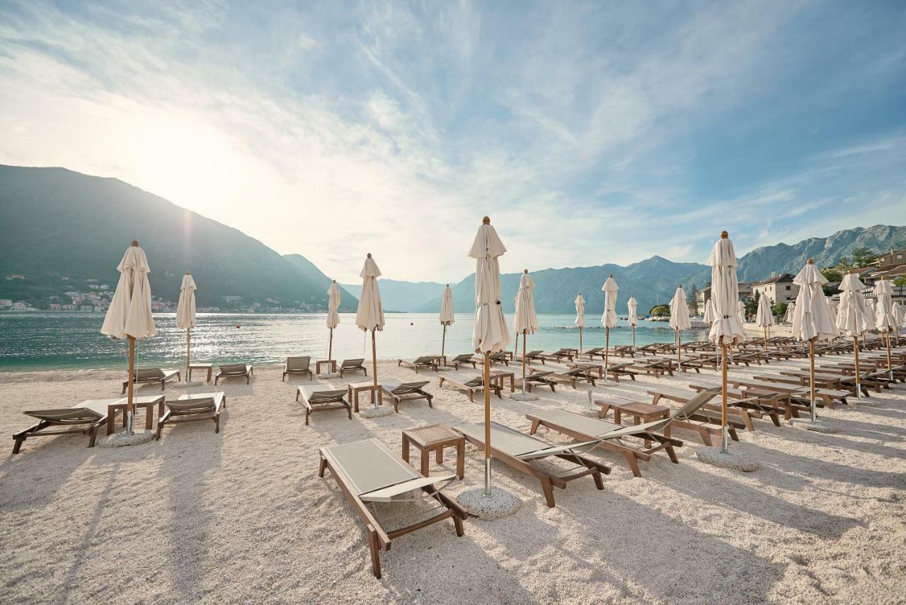 Huma Kotor Bay Hotel And Villas Eksteriør bilde Beach in Ohrid